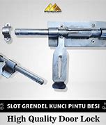 Pasang Slot Pintu Besi Plat Baja 3Mm